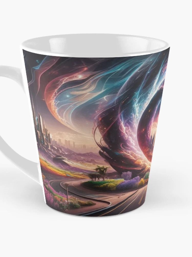 Thumbnail 3 of 4, Coffee Mug, Dimensional Rift: Stargates designed and sold by eXtraHumans.