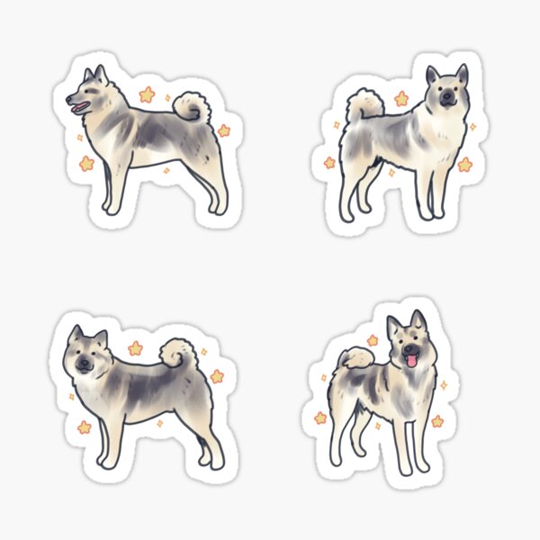 Item preview, norwegian elkhound pack  designed and sold by Artofmayara.