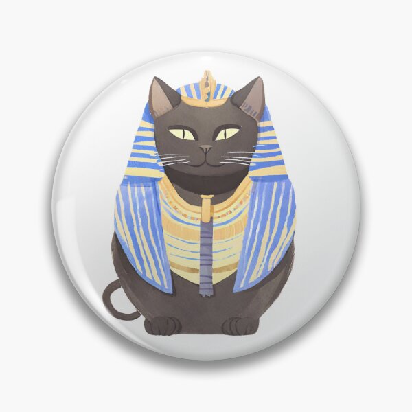 Item preview, Ancient Egyptian Black Cat Goddess Bastet Sticker designed and sold by Artist/Archaeologist.