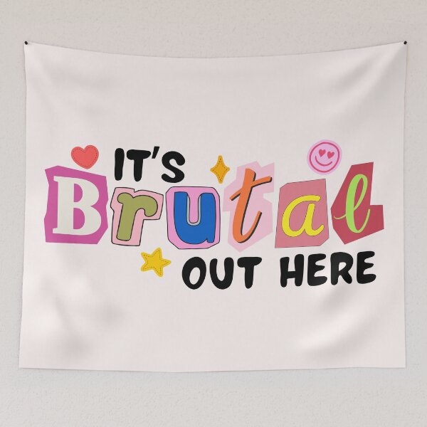 Item preview, It's brutal out here designed and sold by PeachyLitchi.