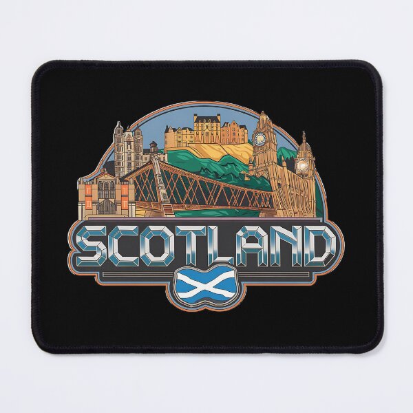 Item preview, Scotland Flag Map designed and sold by Hotshots Design.