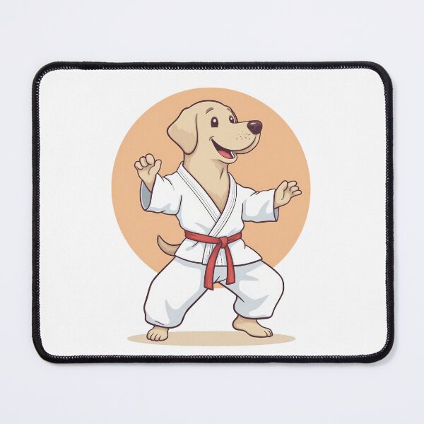 Item preview, Labrador in Action: Karate Style designed and sold by PixelEyeArts.