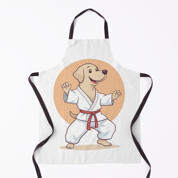 Item preview, Labrador in Action: Karate Style designed and sold by PixelEyeArts.