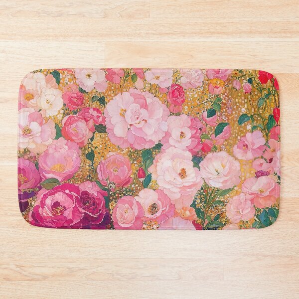 Item preview, Klimt Pink Flower Garden designed and sold by maniacfitness.