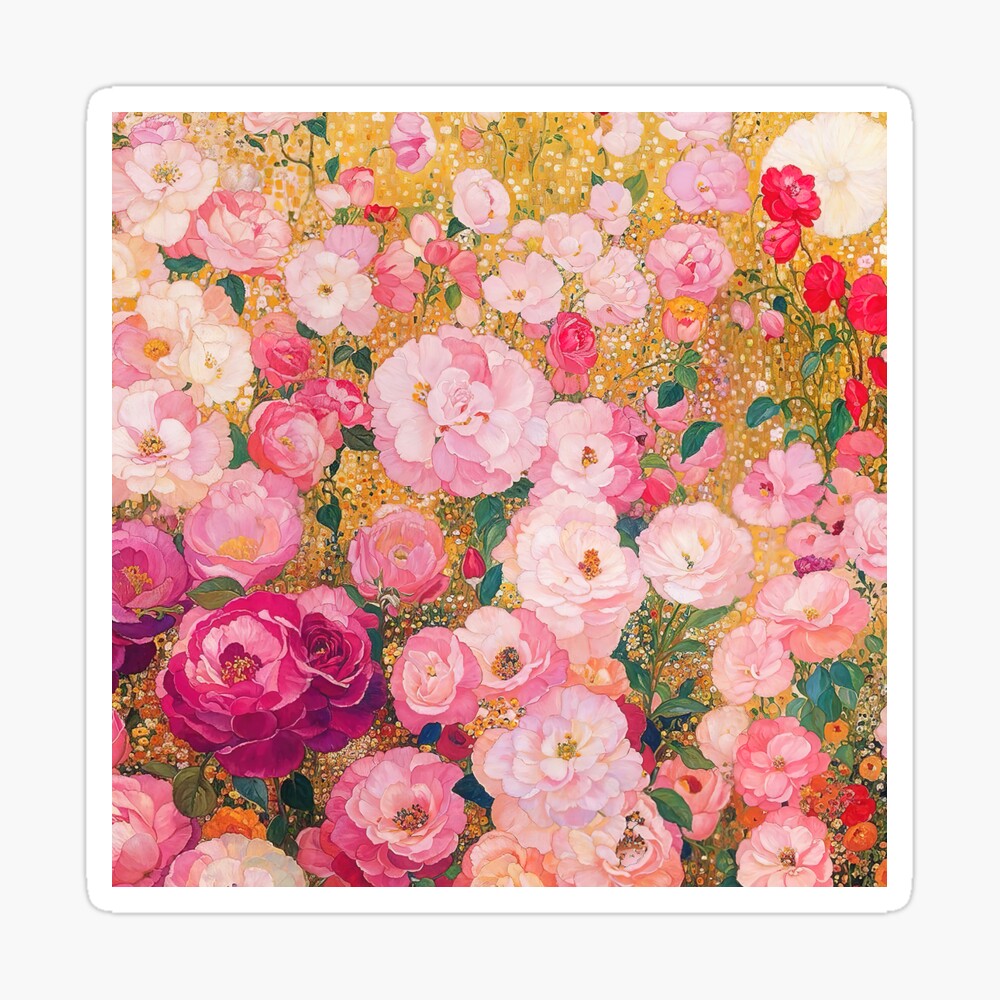 Gustav Klimt Flower Garden iPhone Case