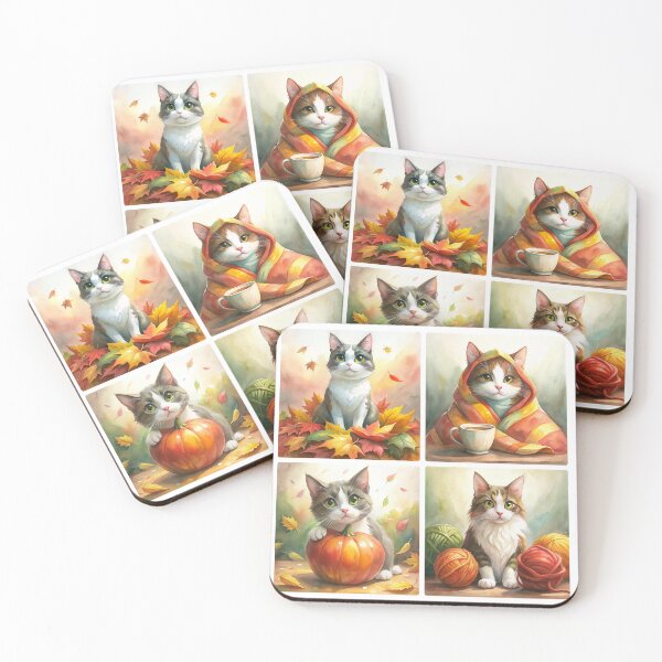Item preview, Fall activities - cats designed and sold by Frassl.