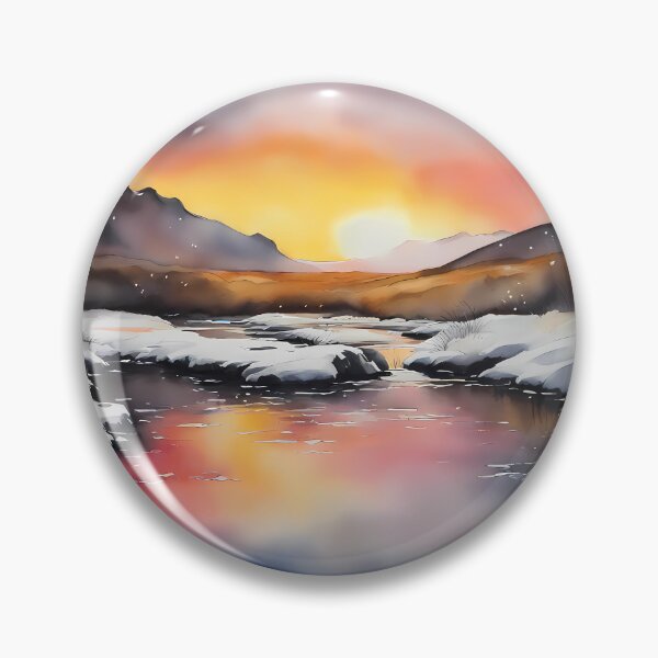 Item preview, Snow at Sunrise designed and sold by CalmnessbyChoice.