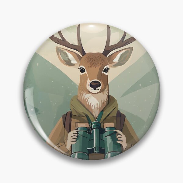Item preview, Reh als Jäger designed and sold by BysonDesigns.