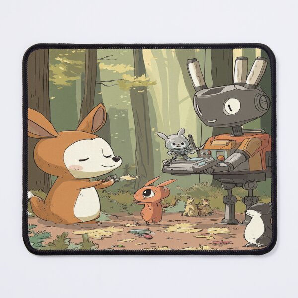 Item preview, Animals in forest with a robot designed and sold by Dadziosz.