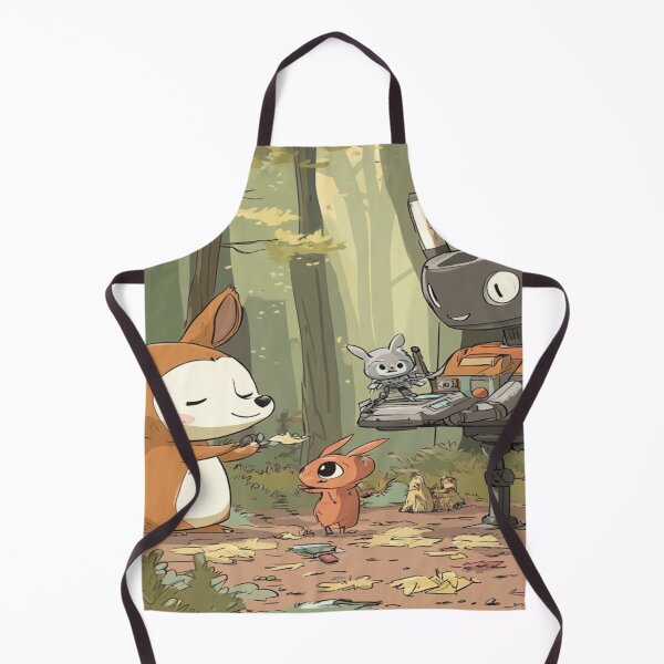 Item preview, Animals in forest with a robot designed and sold by Dadziosz.