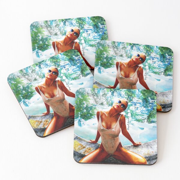 Item preview, La Piscine designed and sold by raquelgarciaart.