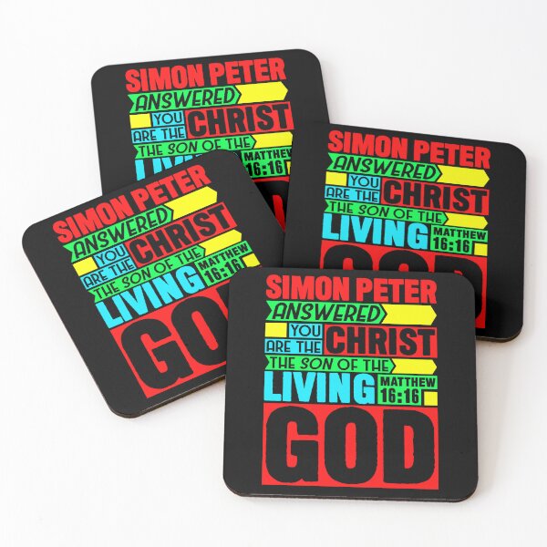 Item preview, Matthew 16:16 You are the Christ the Son of the living God designed and sold by plushism.
