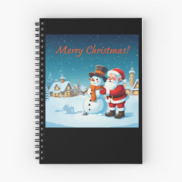 Item preview, Feliz Navidad, Papá Noel y muñeco de nieve designed and sold by artcreatedbybill.