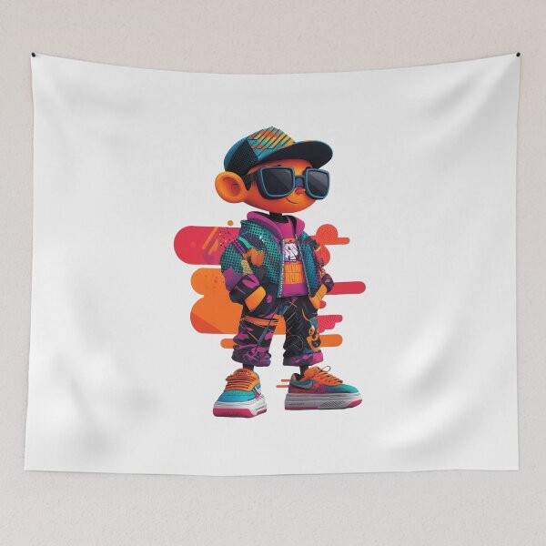 Item preview, Retro Cartoon Character with Bold 90s Style designed and sold by Jasava Shop.