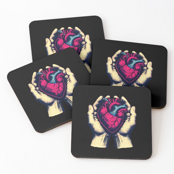 Item preview, Anatomical heart in hands designed and sold by MotivaChic.