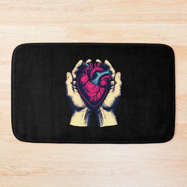Item preview, Anatomical heart in hands designed and sold by MotivaChic.