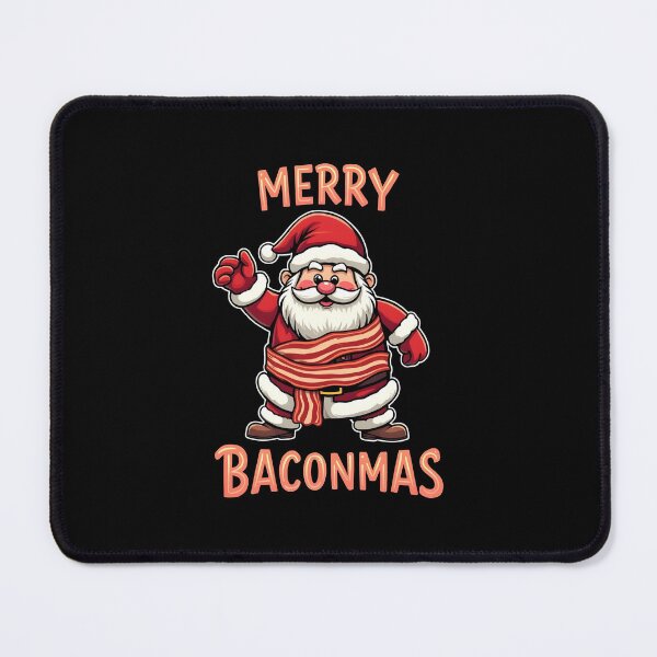 Item preview, Funny Bacon Lover Santa Christmas designed and sold by HeadTurningArt.