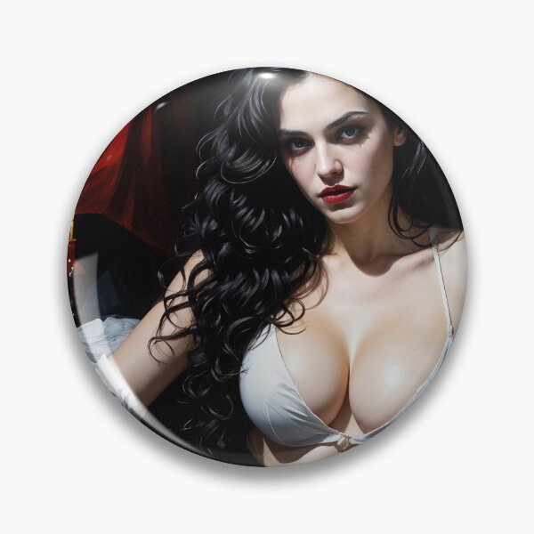 Item preview, Dark Romance Portrait – Gothic Woman with Candlelit Mystery and Allure designed and sold by Very Peculiar.