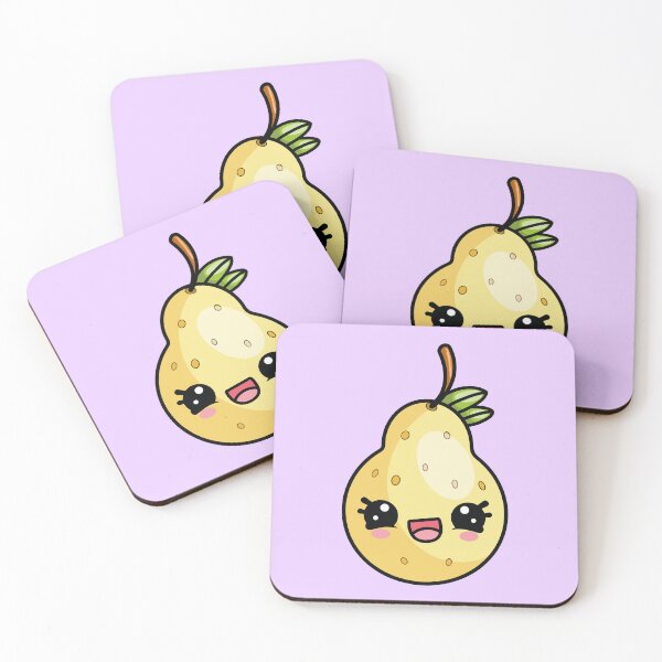 Item preview, Funny smiling pear character in kawaii style. designed and sold by IrinaCuteLab.