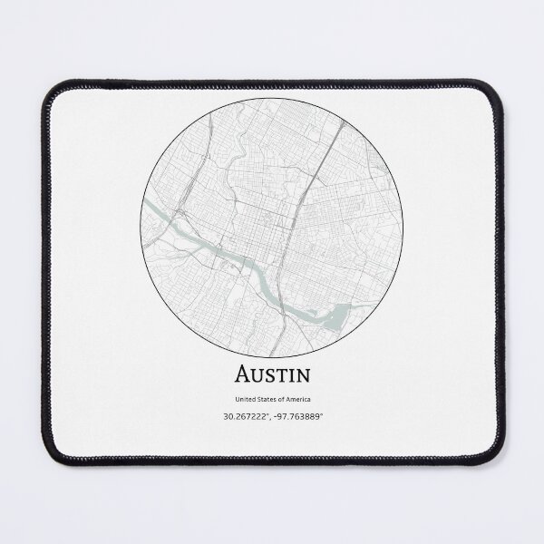 Item preview, Topography of Austin designed and sold by JohnnysHeath.