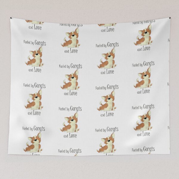 Item preview, Fueled by Corgis and Love. designed and sold by e-dream.