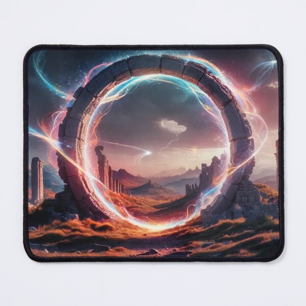 Aperçu de l'œuvre La Porte des étoiles du royaume quantique - Stargate créée et vendue par eXtraHumans.