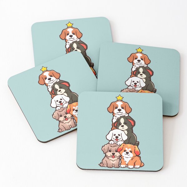 Item preview, Christmas Tree Puppies,Merry Christmas designed and sold by xiao xuans.