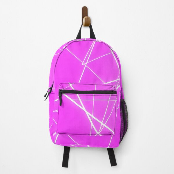 Item preview, Neon pink abstract line pattern :D designed and sold by Space'n Stuff.