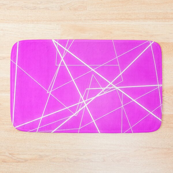 Item preview, Neon pink abstract line pattern :D designed and sold by Space'n Stuff.