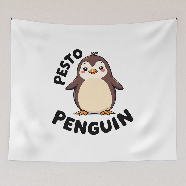 Item preview, Cute Pesto Penguin designed and sold by saloui.