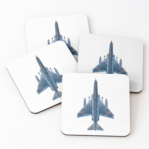 Item preview, JASDF F-4EJ Kai Phantom II  Fighter Jet SEA CAMO ASM HD 4C Illustration designed and sold by MIL-ART-JPN.