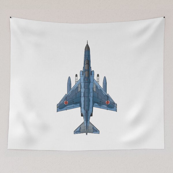 Item preview, JASDF F-4EJ Kai Phantom II  Fighter Jet SEA CAMO ASM HD 4C Illustration designed and sold by MIL-ART-JPN.
