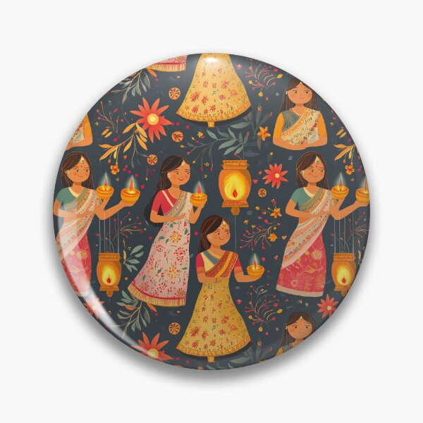 Item preview, Diwali Sarees: Colors and Elegance designed and sold by MidArtForge.