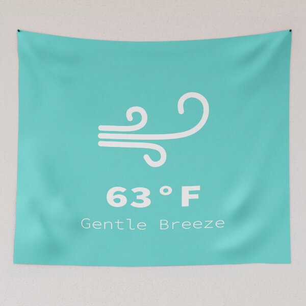 Item preview, Temperatures & Tempers: Nature's Moods Reflected, Gentle Breeze, Unique designed and sold by villacreativa.