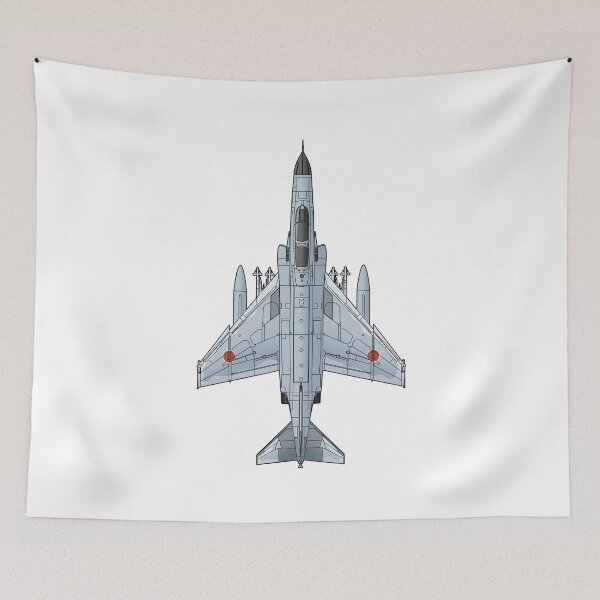 Item preview, JASDF F-4EJ Kai Phantom II  Fighter Jet AAM HD 4C Illustration designed and sold by MIL-ART-JPN.