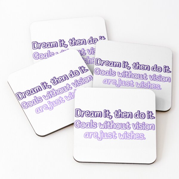 Item preview, Dream It, Then Do It. Goals Without Vision Are Just Wishes. Visualize  designed and sold by AngieArt-.