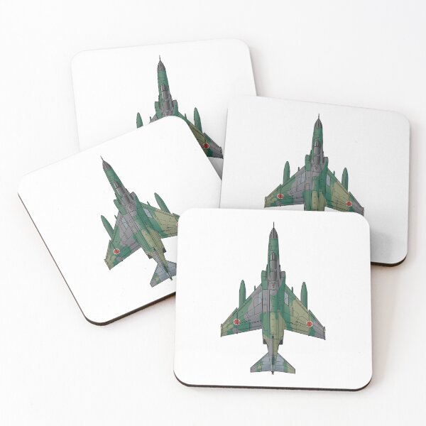 Aperçu de l'œuvre Illustration HD 4C du jet de reconnaissance tactique JASDF RF-4EJ Kai Recon Phantom créée et vendue par MIL-ART-JPN.