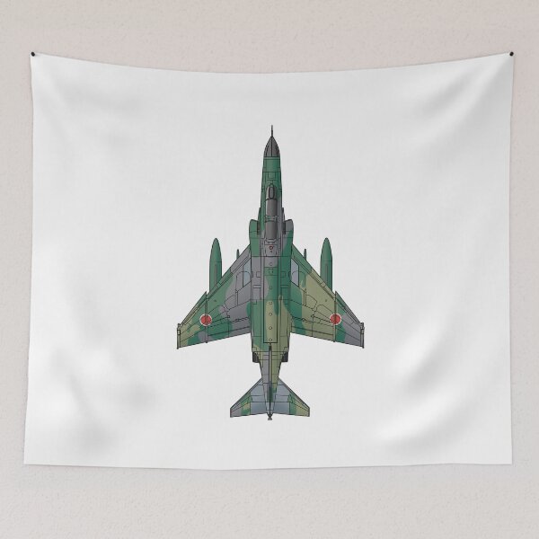 Aperçu de l'œuvre Illustration HD 4C du jet de reconnaissance tactique JASDF RF-4EJ Kai Recon Phantom créée et vendue par MIL-ART-JPN.