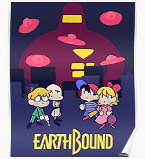 Three boys and one girl Poster