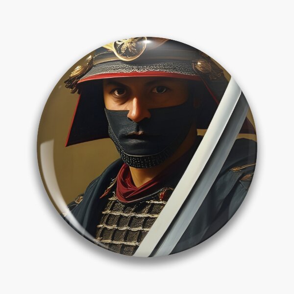 Item preview, Majestic Samurai Warrior – Fierce and Noble Japanese Swordsman designed and sold by shaynetwright.