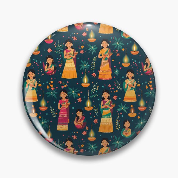 Item preview, Diwali Sarees: Colors and Elegance designed and sold by MidArtForge.