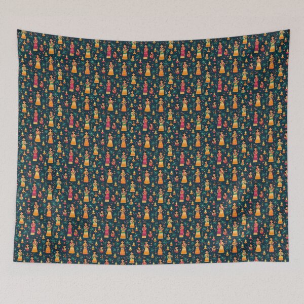 Item preview, Diwali Sarees: Colors and Elegance designed and sold by MidArtForge.