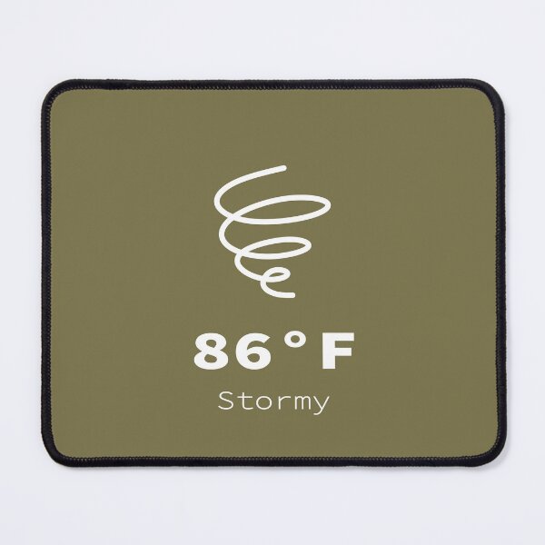 Item preview, Temperatures & Tempers: Nature's Moods Reflected, Stormy, Unique designed and sold by villacreativa.