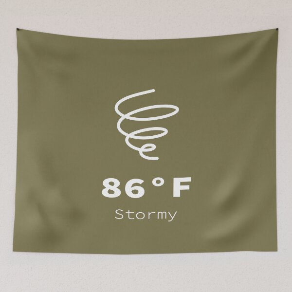 Item preview, Temperatures & Tempers: Nature's Moods Reflected, Stormy, Unique designed and sold by villacreativa.