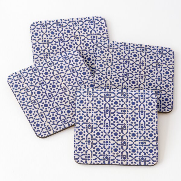 Item preview, Blue Moroccan zelij Pattern - Moroccan Pattern designed and sold by ANZI-Shop.