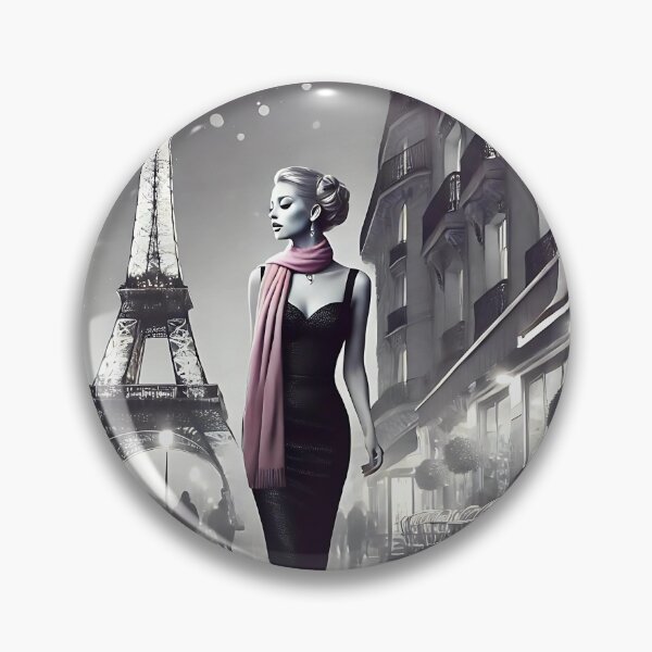 Item preview, Paris Chic Elegance - Black and White Fashion Art designed and sold by daila70.