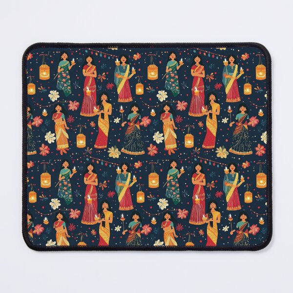 Item preview, Diwali Sarees: Colors and Elegance designed and sold by MidArtForge.