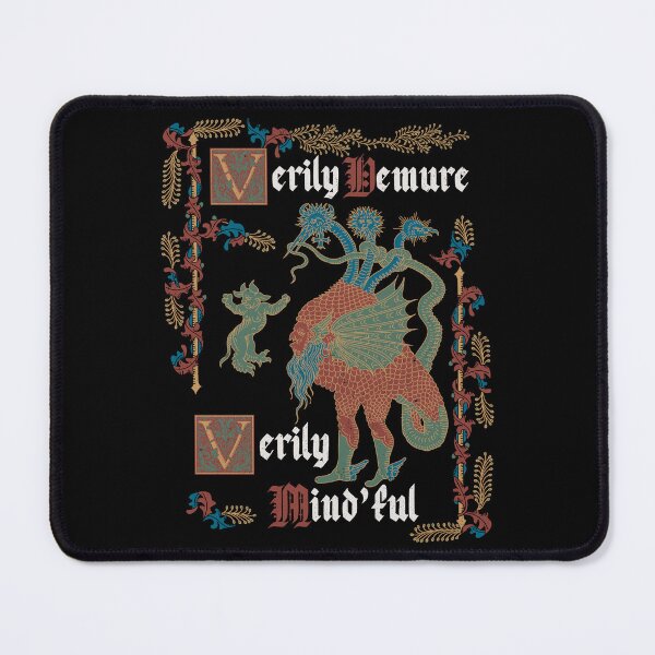 Item preview, Mindful Demure - Medieval Style - Funny Retro Vintage English History II designed and sold by Nemons.