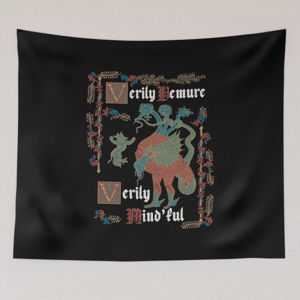 Item preview, Mindful Demure - Medieval Style - Funny Retro Vintage English History II designed and sold by Nemons.