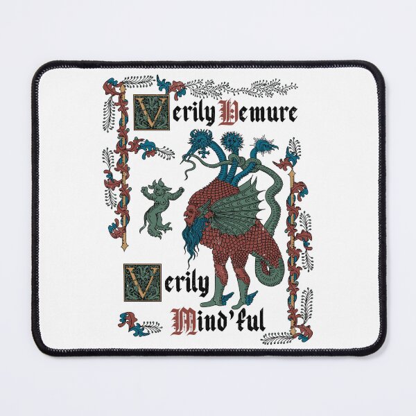 Item preview, Mindful Demure - Medieval Style - Funny Retro Vintage English History designed and sold by Nemons.